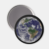 Aimant Terre Pleine Avec Tempêtes Tropicales Dans L'Atlan (Recto/Verso)