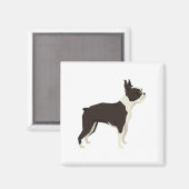 Aimant Terrier de Boston (Recto/Verso)