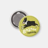 Aimant Terrier de Boston (Recto/Verso)