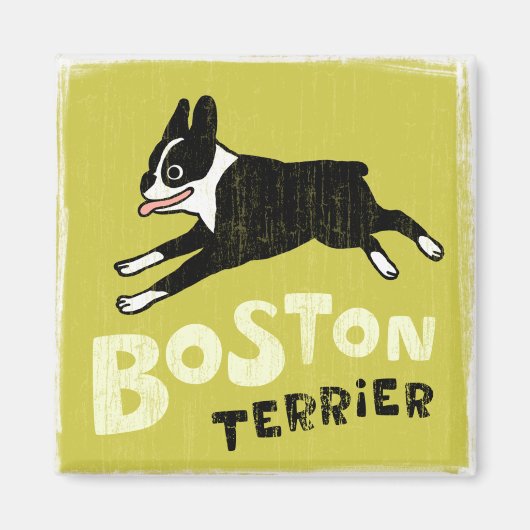 Aimant Terrier de Boston (Devant)