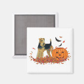 Aimant Terrier d'Halloween (Recto/Verso)