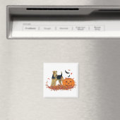 Aimant Terrier d'Halloween (In Situ (Lave-vaisselle))