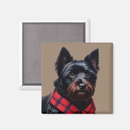 Aimant Terrier Écossais (Recto/Verso)