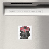 Aimant Terrier écossais dans un Tam-o-Shanter (In Situ (Lave-vaisselle))