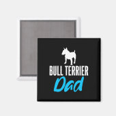 Aimant Terrier Papa Fun Dit Chiens Propriétaires (Recto/Verso)