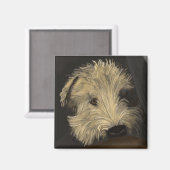 Aimant Terrier roux (Recto/Verso)