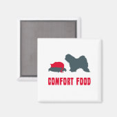 Aimant Terrier tibétain (Recto/Verso)