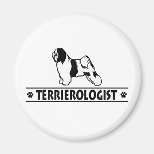 Aimant Terrier tibétain humoristique