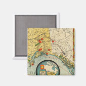 Aimant Territoire de l'Alaska (Recto/Verso)