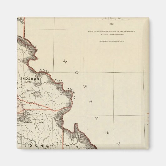 Aimant Territoire De L'Idaho (Devant)