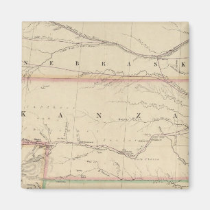 Aimant Territoire du Kansas et Amérindiens