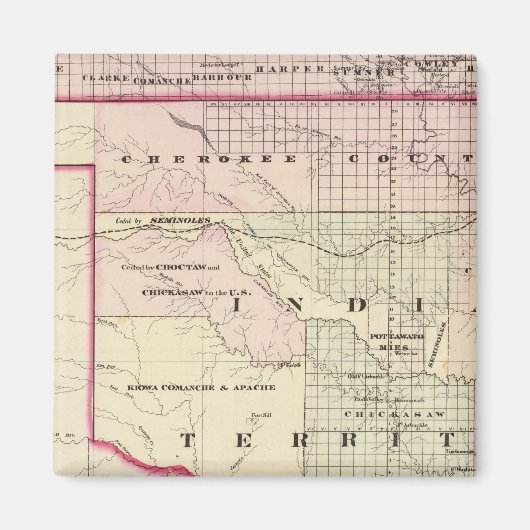 Aimant Territoire indien 2 (Devant)