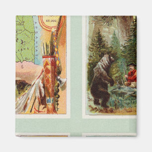 Aimant Territoire indien, Nouveau-Mexique, Dakota du Sud,