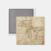 Aimant Territoires occidentaux des États-Unis (Recto/Verso)