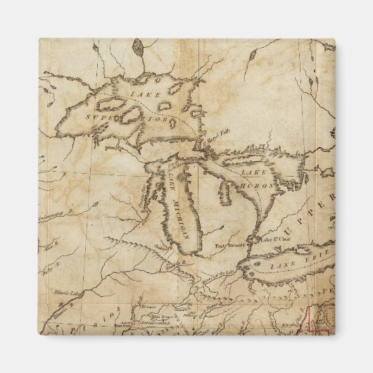 Aimant Territoires occidentaux des États-Unis (Devant)