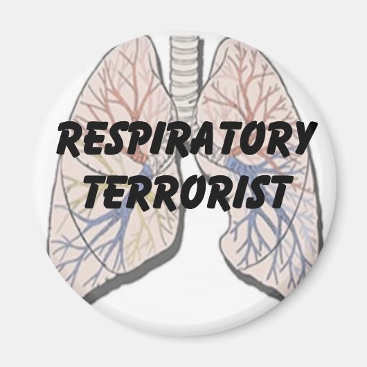 Aimant Terrorisme respiratoire (Devant)