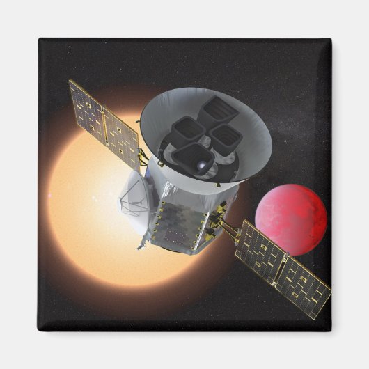 Aimant TESS Planet Hunter Spacecraft (Devant)