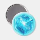 Aimant Tesseract, hypercube 4D, hypercube (Recto/Verso)