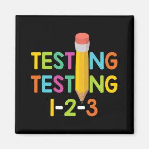 Aimant Test d'examen d'enseignant de jour 1-2-3