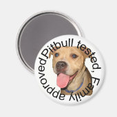 Aimant testé par Pitbull (Recto/Verso)