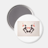 Aimant Tester le Rorschach Encre Tailler Plaque 3 Deux Hu (Recto/Verso)