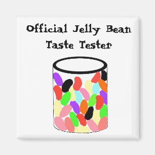 Aimant Testeur de goût officiel de Jelly Bean