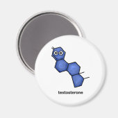 Aimant Testostérone (Recto/Verso)