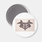 Aimant Tests Rorschach Encre Blots Plaque 1 Bat, Moth (Recto/Verso)