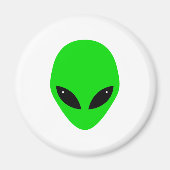 Aimant Tête Alien verte (Devant)