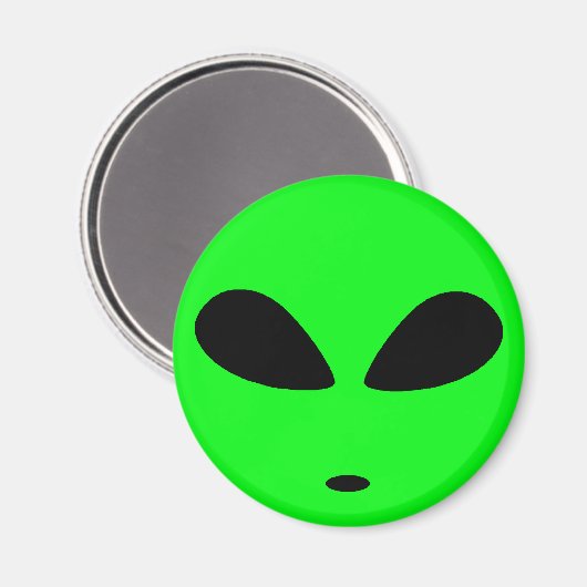 AIMANT TÊTE ALIEN VERTE (Recto/Verso)