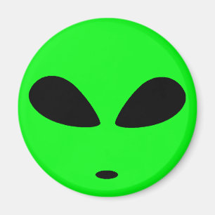 AIMANT TÊTE ALIEN VERTE