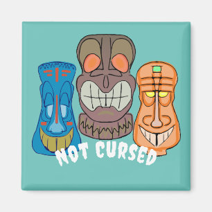 Aimant Tête colorée Tiki