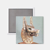 Aimant Tête d'Anubis, avec une mâchoire à charnières (Recto/Verso)