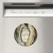 Aimant Tête de Bouddha dans le Fig Tree .. Ayutthaya, Tha (In Situ (Lave-vaisselle))