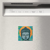 Aimant Tête de bouddha zen (In Situ (Lave-vaisselle))