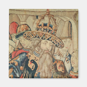 Aimant Tête de Charlemagne, atelier de Tournai