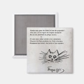 Aimant Tête de chat (Recto/Verso)