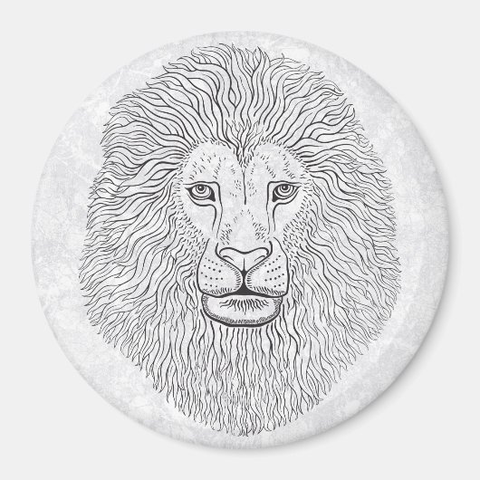 Aimant Tête de lion (Devant)