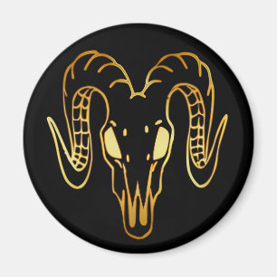 AIMANT TÊTE DE RAM D'OR