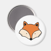 Aimant Tête de renard simple (Recto/Verso)