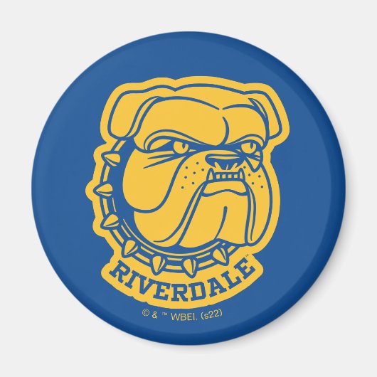 Aimant Tête de Riverdale Bulldog (Devant)
