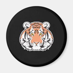 Aimant tête de tigre du bengale