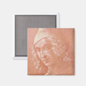 Aimant Tête d'un homme (Recto/Verso)