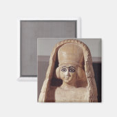Aimant Tête d'une statue d'Ishtar, portant un (Recto/Verso)