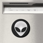 Aimant Tête grise d'alien (In Situ (Lave-vaisselle))