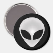 Aimant Tête grise d'alien (Recto/Verso)