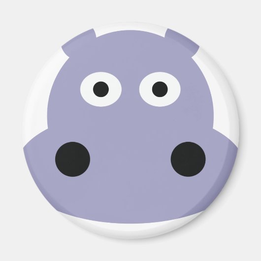 Aimant tête hippo (Devant)