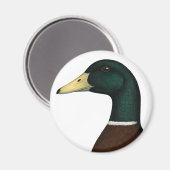 Aimant Tête Mallard Drake (Recto/Verso)