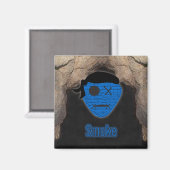 Aimant Têtes vaudou ~ Grotte (Recto/Verso)