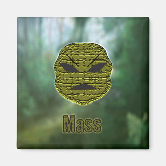 Aimant Têtes vaudou ~ Marais (Devant)